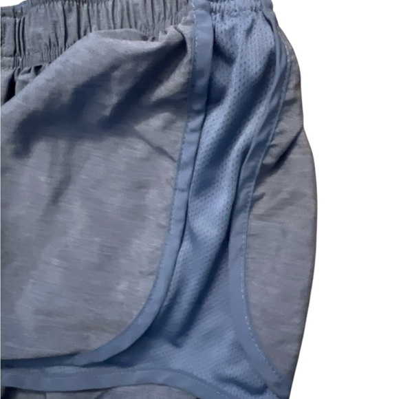 Nike Blue Athletic Shorts with Elastic Waistband - Picture 3 of 4